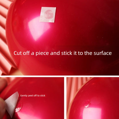 Balloon Mounting Tape Adhesive Dots Clear Sticky Stickers for Ceiling Wall Decoration Easy Peel Off for Reuse in Parties