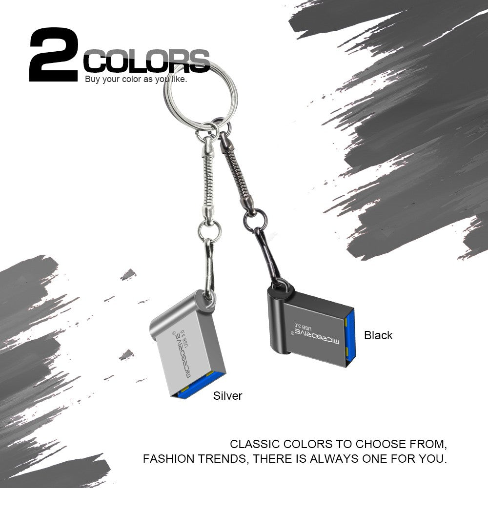 Mini Pen Drive USB 128GB 64GB 32GB 16GB Metal 3.0 Pendrive Memory Stick Pen Drive 3.0 Alta Velocidade 128GB 64GB U Disk