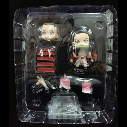 Bonecos de Anime Demon Slayer Inosuke #1361 Tanjirou #1193 Nezuko #1194 Zenitsu #1334 Brinquedos de PVC Figura de Ação Giyuu Kimetsu no Yaiba