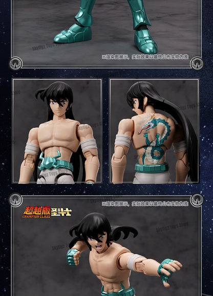 BLOKEES Saint Seiya Segunda Edição Touro Dragão Capricórnio Sagitário Boneco de Ação Anime Brinquedos Presente de Natal Em Estoque