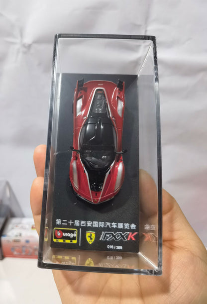 Novidade em Estoque Bburago 1:64 Ferrari Fxx K 44 Simulação Liga Miniatura Modelo de Carro Esportivo Die-Cast Coleção Personalizada Brinquedos Presentes