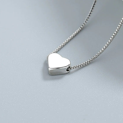 2Pcs/Set Simple Puzzle Heart Matching Pendant Couple Matching Necklace Couple Good Friends Ladies Men Hip Hop Sweater Chain