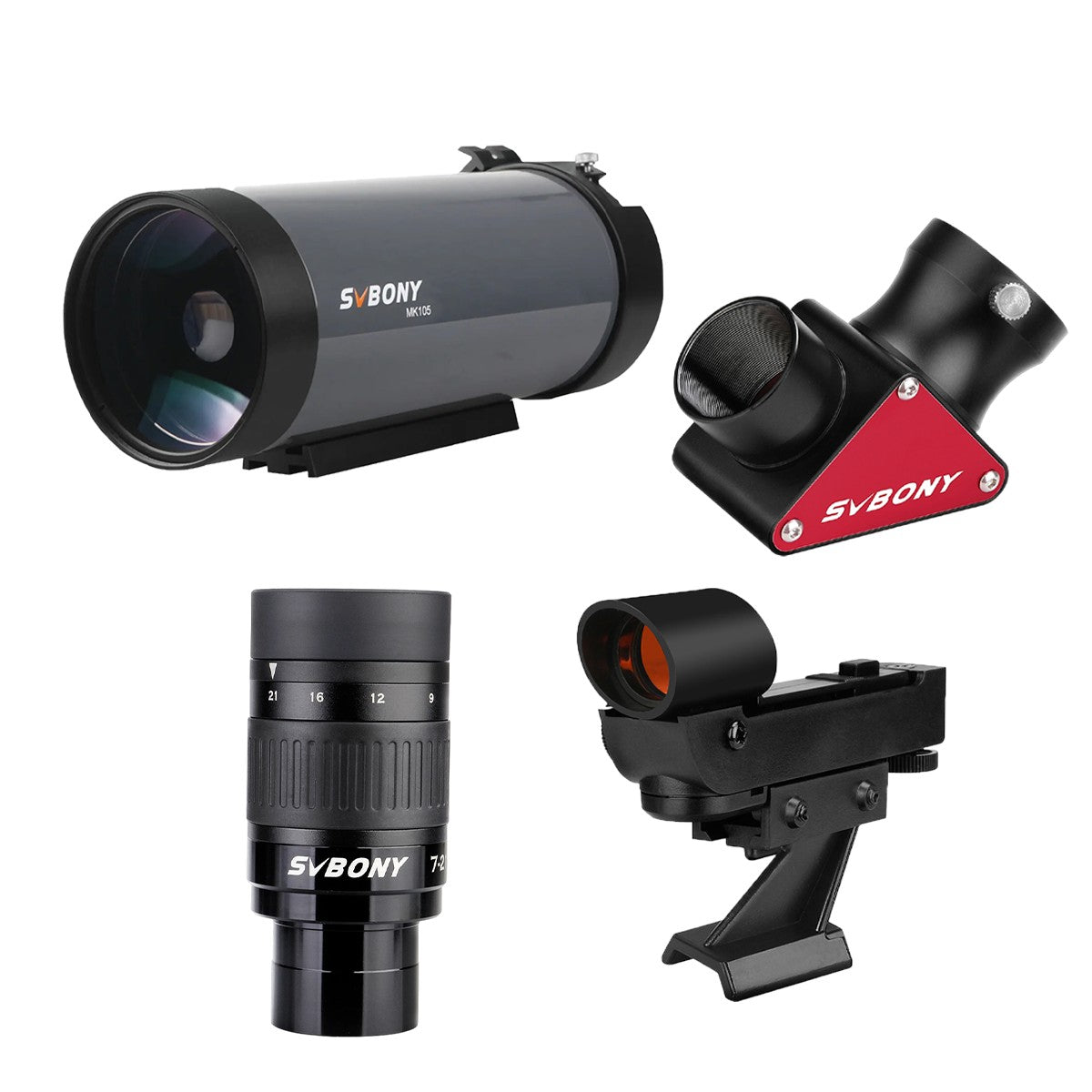 Telescópio Svbony MK105 OTA Portátil Design para Observações Lunares e Planetárias e Fotografia Maksutov Cassegrain MK105