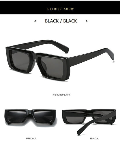 New Y2K Sunglasses for Men Women Trendy Sun Glasses Goggle Man Brand Designer Square Glasses Shades Female UV400 Eyewear