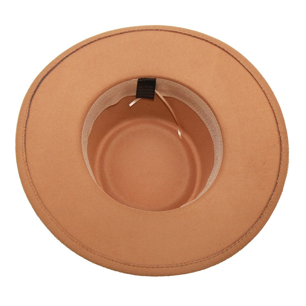 Chapéus Fedora Masculino Feminino Aba Larga 8.5CM Lã Feltro Chapéus Jazz Estilo Britânico 2023 Chapéu Panamá Formal Social