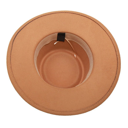 Chapéus Fedora Masculino Feminino Aba Larga 8.5CM Lã Feltro Chapéus Jazz Estilo Britânico 2023 Chapéu Panamá Formal Social