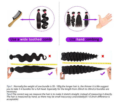 Cabelo Humano Liso Extenso de 8 a 40 polegadas, Pacotes de 1/3/4 peças, Cabelo Brasileiro para Mega Hair, Cabelo Humano Cru, Pacotes em Oferta, Extensões de Cabelo Virgem Lumiere