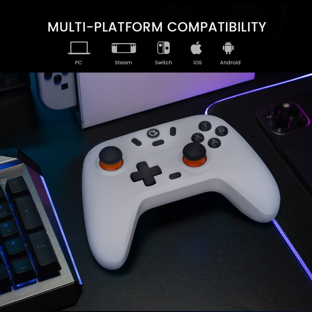 GameSir T4 Nova Lite - Wireless Switch Controller Bluetooth Gamepad with Hall Effect for Nintendo Switch iPhone Android Phone PC