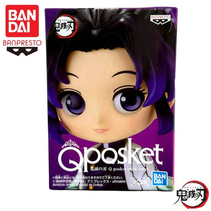Em estoque Bandai Banpresto Original Demon Slayer Qposket Petit Shinobu Tengen Mitsuri Boneca Nova Lacrada Boneco de Ação Garage