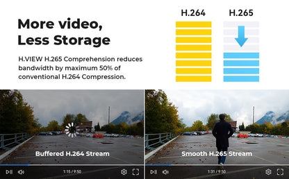 H.View 8Mp Poe Ip Camera Ai Face Detection 4K Cctv Security Camera Outdoor Dome Audio Video Surveillance Recorder xmeye app nvr