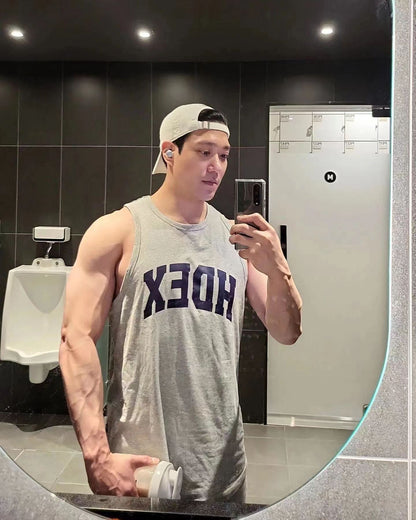 Tank Top Men Singlet Muscle Shirts Gym Basketball Tank Tops Tee Workout Clothes for Men