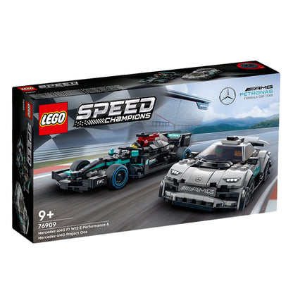 LEGO Bloco de Montar Super Série 76909 Carro de Corrida Mercedes Benz Modelo de Montar Brinquedo de Presente para Meninos