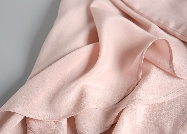 2025 Spring New Women's Silk Shirt Women's Long Sleeve 100% Mulberry Silk Blouse 16 MM White-collar OL Style Shirts For Women