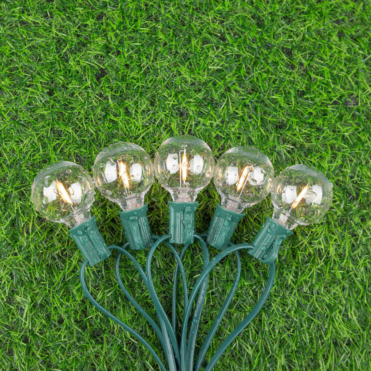 Outdoor Light Cable EU 220V US 110V String Light Wire E12 Sockets C7 Lamp Base Connectable Party Wedding Decor Street Garland