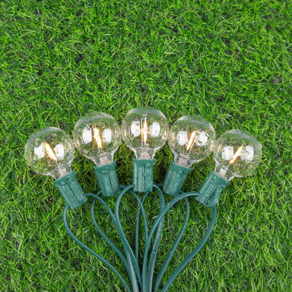 Outdoor Light Cable EU 220V US 110V String Light Wire E12 Sockets C7 Lamp Base Connectable Party Wedding Decor Street Garland