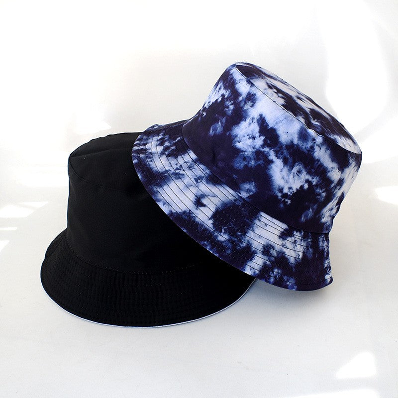 New Street Graffiti  Men's Bucket Hat Double-Sided Hip Hop   Outdoor Women Caps Beach Sun Protect Fishing Unisex Bonnet