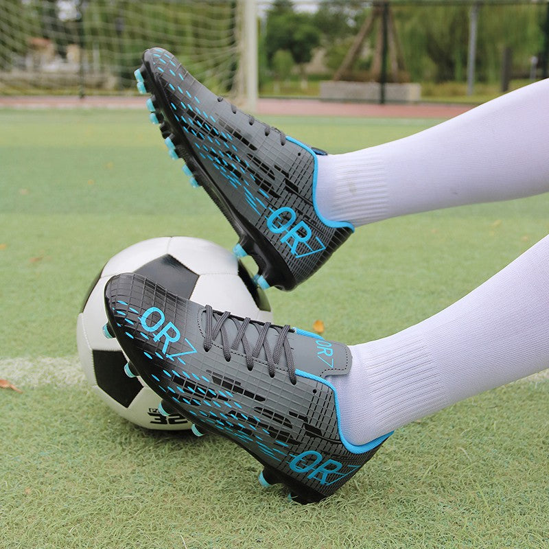 TF/FG Football Field Boots Original Men Women Studded Football Shoes Turf Match Ultralight Soccer Shoes Cleats Unisex Resistant