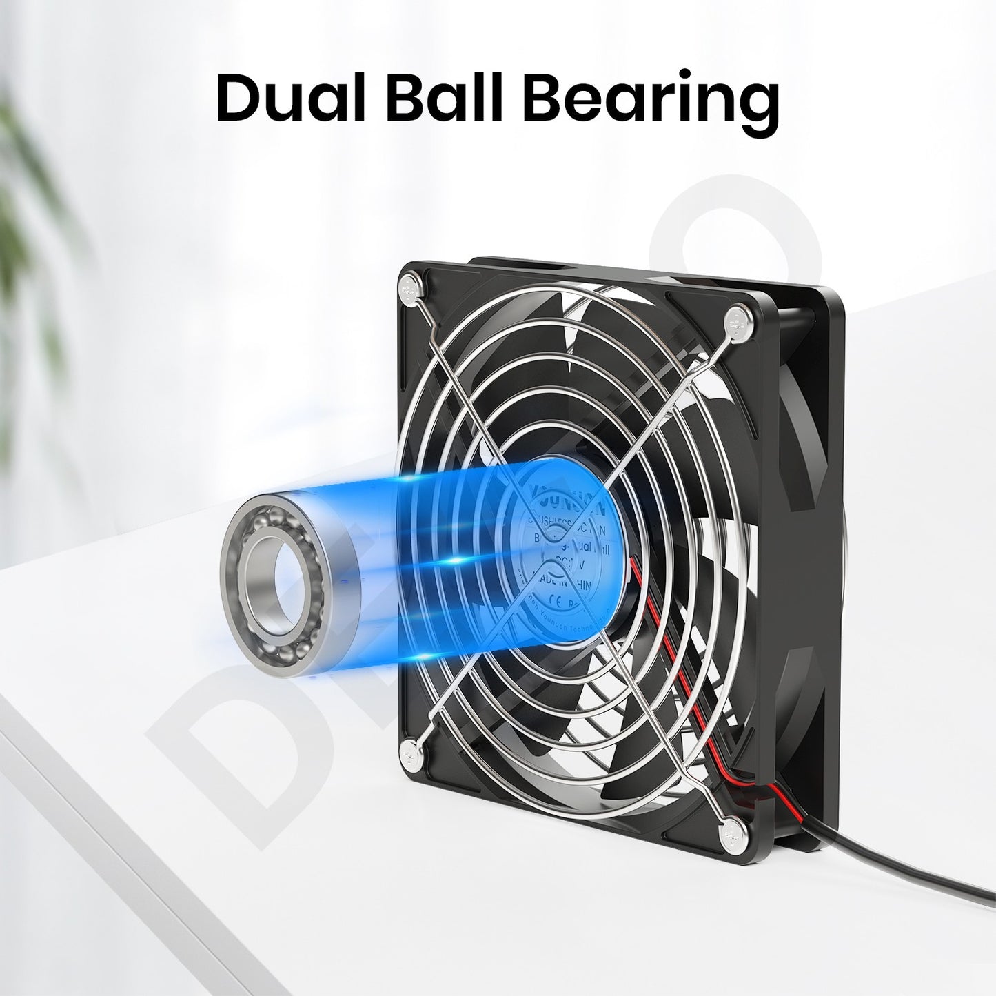 120mm 3000RPM Fan Cooling With Controller 12cm 12V 220V Btc Machine Chassis Workstation Cabinet Radiator Server Fan