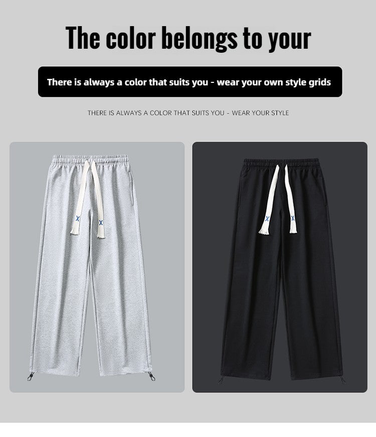 Big Tall Men Sweat Pant Drawstring Extra Long Length Sweatpant Stretch Winter Fleece Sport Jogger Trouser Male 200Cm 190cm 120cm