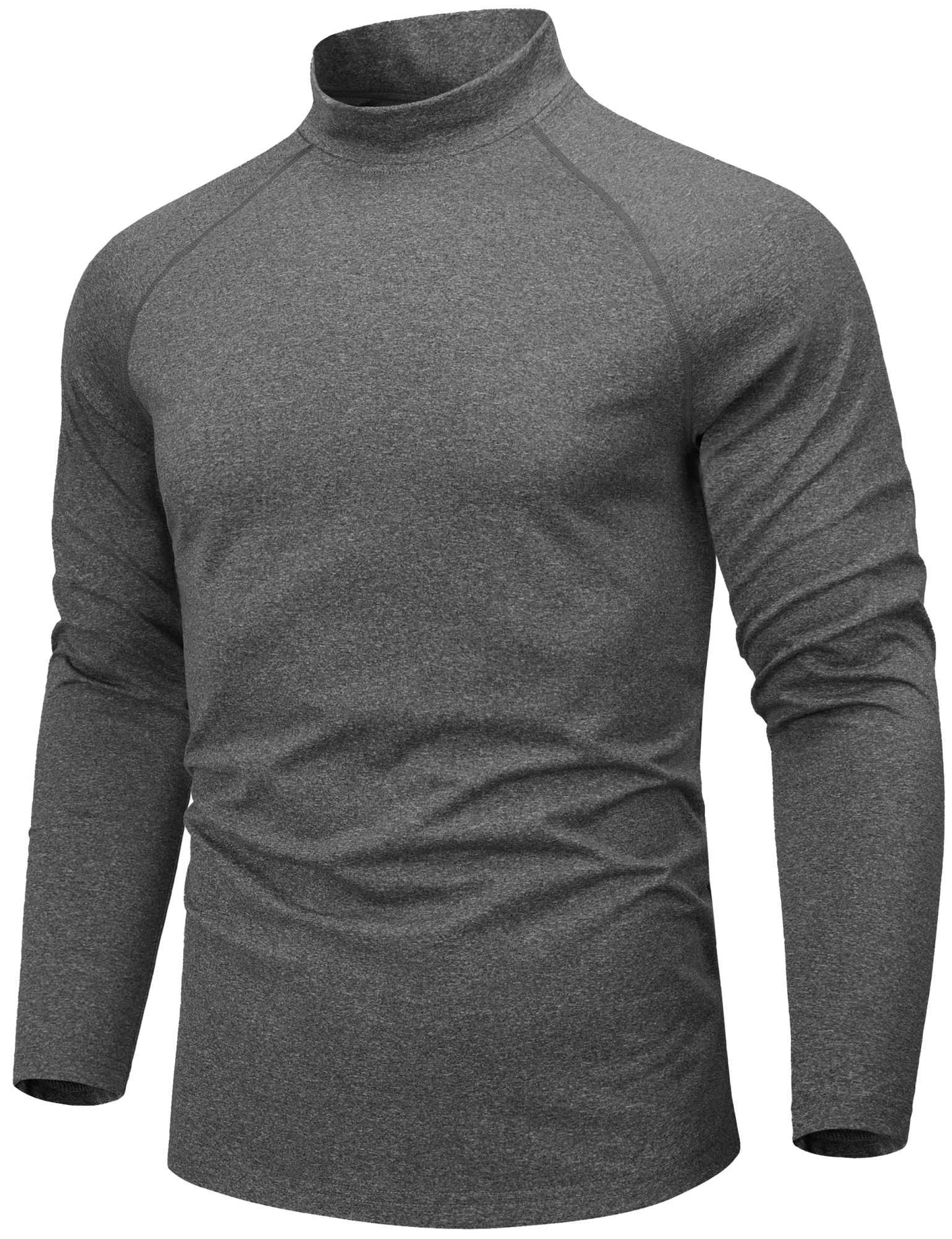 TACVASEN Men's Thermal Shirts Long Sleeve Micro-fleece Fleece Lined Base Layer Undershirts Athletic Warm Winter Workout Top