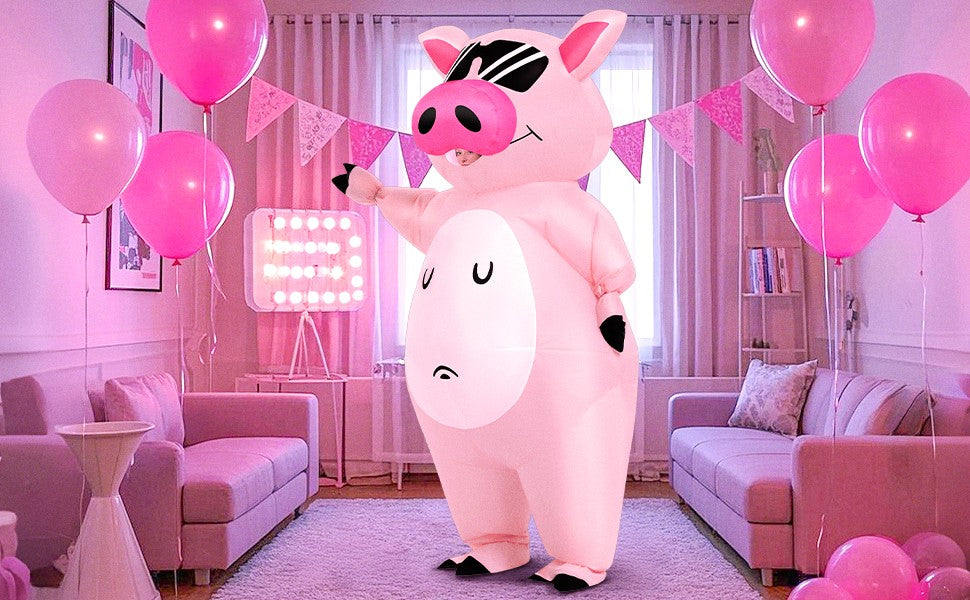 Adult Animal Inflatable Costume Anime Dress Suit Carnival Purim Halloween Party Cosplay Costumes for Man Woman