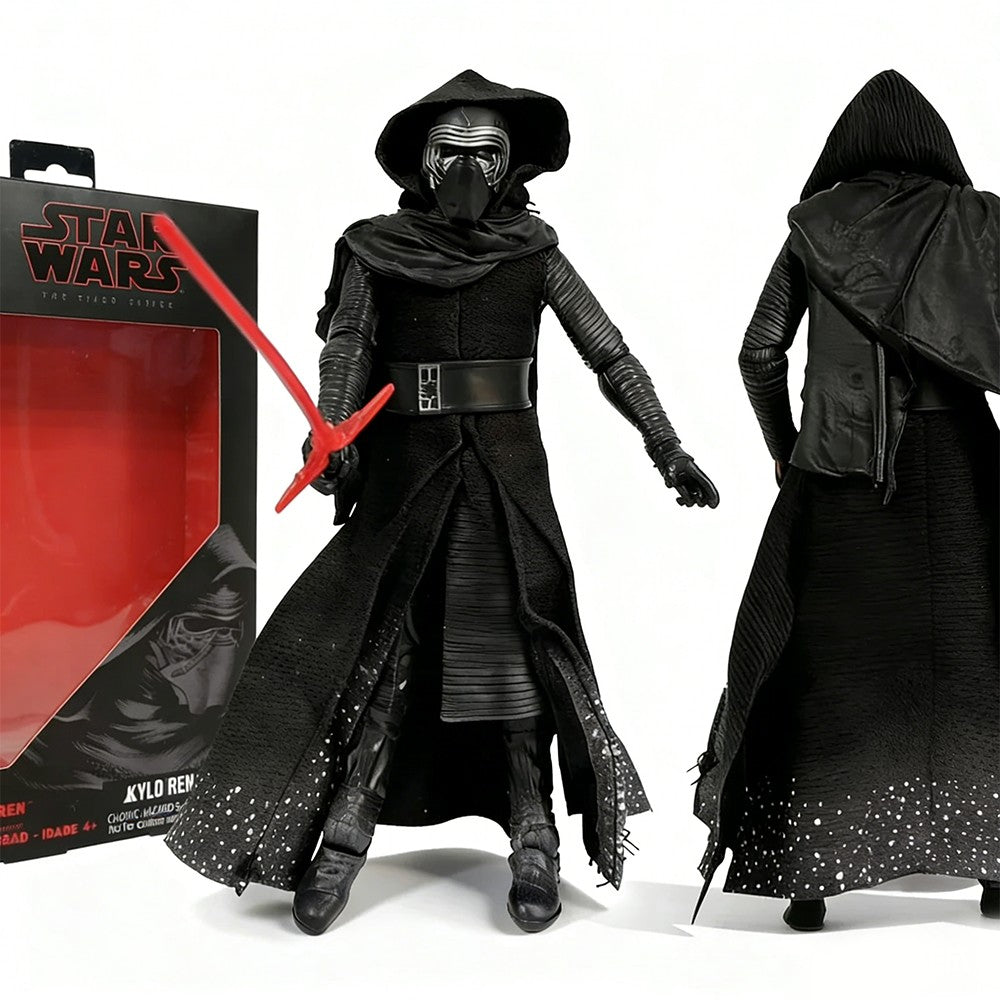 Hasbro Star Wars The Black Series Kylo Ren Boneco de Ação 15 cm Brinquedo Colecionável para Fãs da Base Starkiller