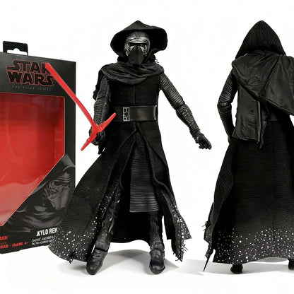 Hasbro Star Wars The Black Series Kylo Ren Boneco de Ação 15 cm Brinquedo Colecionável para Fãs da Base Starkiller