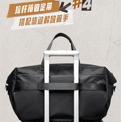 LEE Business Fitness Travel Bag Large-Capacity Shoulder Bag Men Women Duffle Bag Waterproof Oxford Leisure Traveling Sports Use