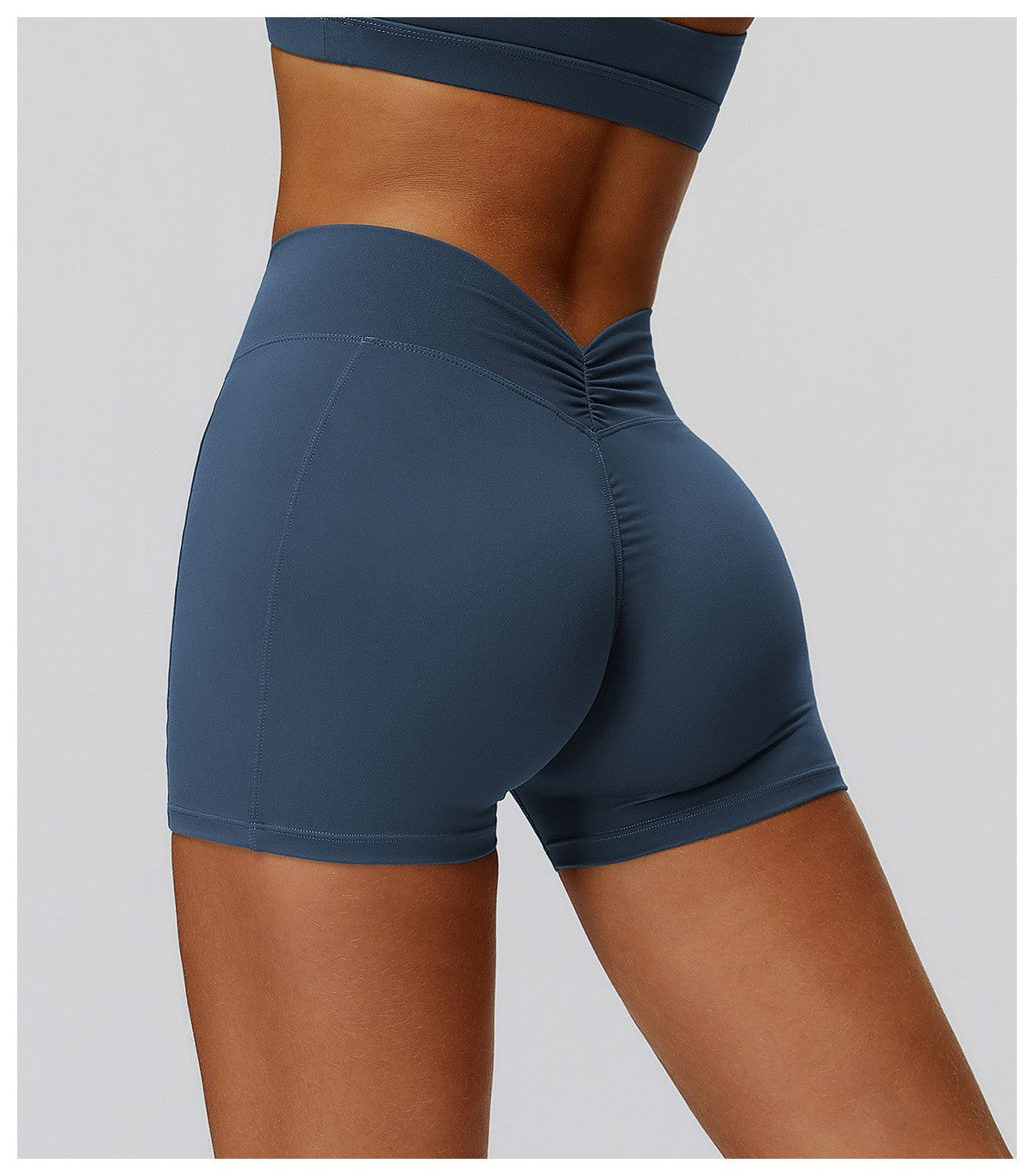 Women Yoga Shorts Gym Cycling Running Workout Scrunch Butt Women High Waist Sports Shorts Fit Mesh for Fitness Hip Lifting Yoga
