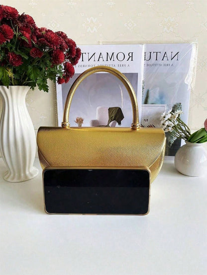 2024 New Fashion Simple Elegant Clutch - Chain Shoulder Bag, Light Luxury Gift for Girlfriend's Birthday