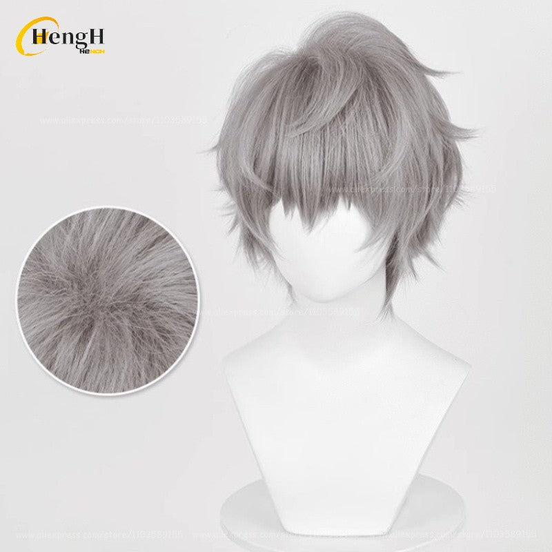 Em estoque Anime Till Ivan Luka Sua Mizi Perucas Sintéticas de Anime para Cosplay Cabelo Resistente ao Calor Perucas de Festa de Halloween + Touca de Peruca Grátis