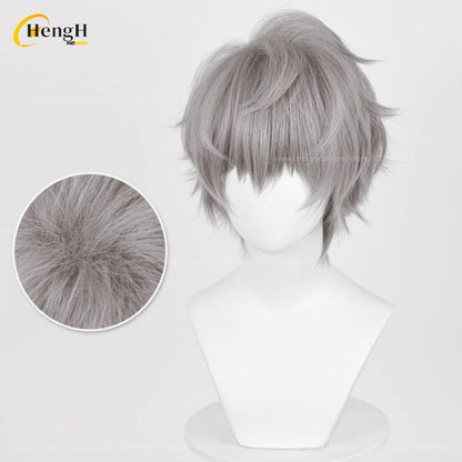 Em estoque Anime Till Ivan Luka Sua Mizi Perucas Sintéticas de Anime para Cosplay Cabelo Resistente ao Calor Perucas de Festa de Halloween + Touca de Peruca Grátis
