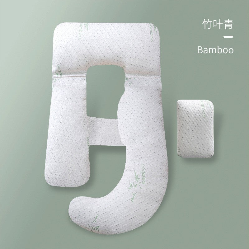 Pregnant women's pillows side sleeping pillows abdominal support U-shaped throw pillows for pregnant women to sleep are enlarged