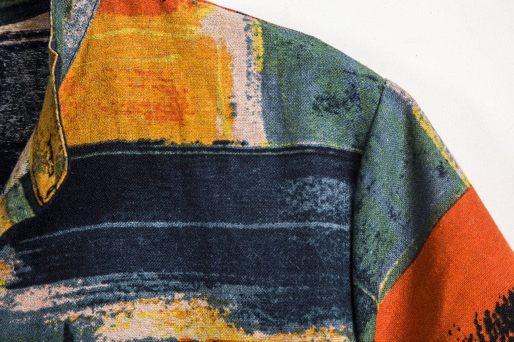 2024 new Hawaiian Cotton High Quality Shirts Men's Oversize Shirt Man Tiki Fashion Clothing Blouses Luxury Social T-shirts