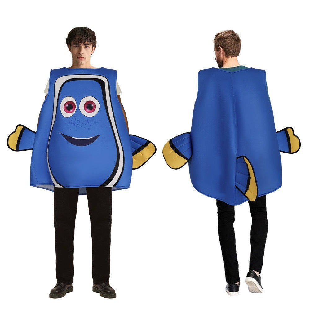 Anime Find Nemo Dory Cosplay Costume Underwater Animal Clownfish Carnival Theme Party Role Playing Outfits for Adult Women Men