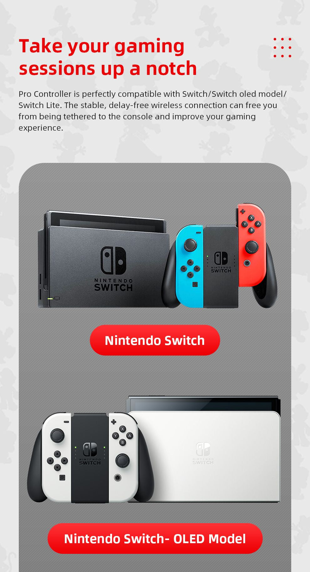 Nintendo Switch Pro Controller Bluetooth 3.0 and Build in NFC Wireless Game Controller motion controls HD rumble Amiibo