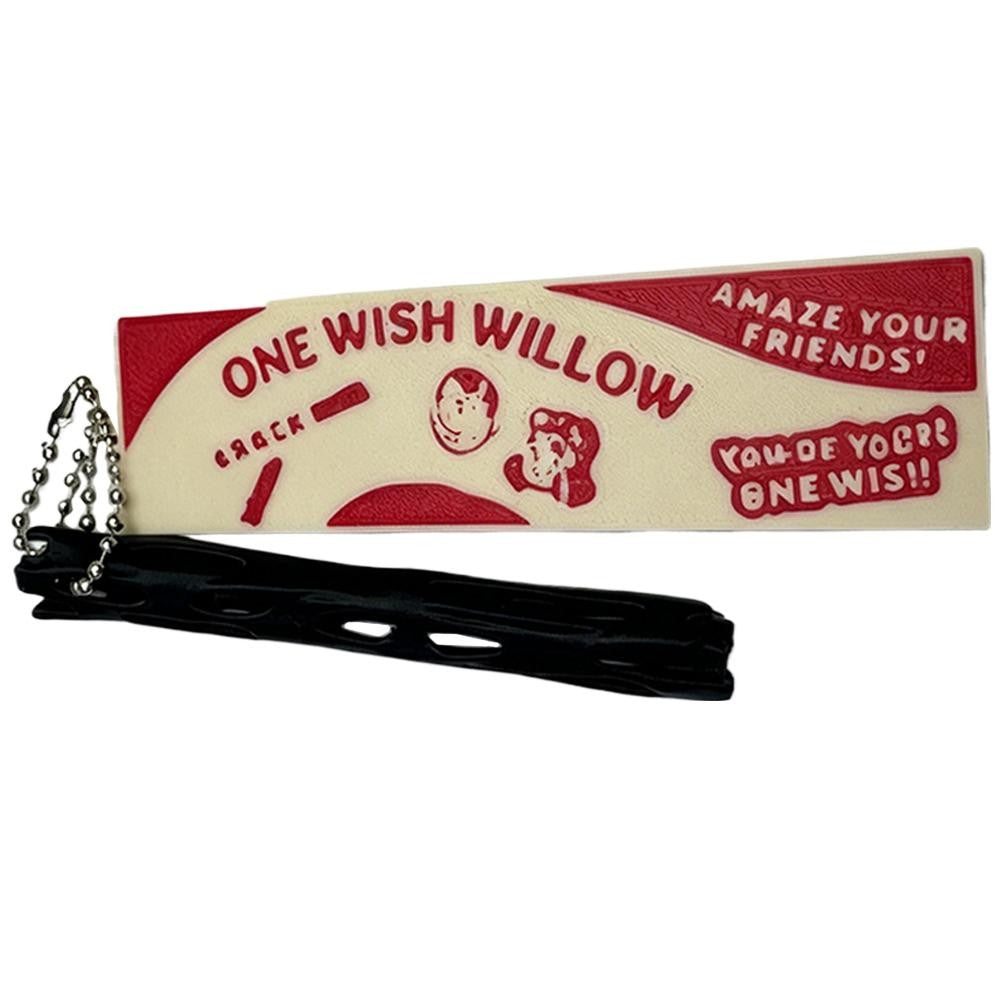 3D Printed One Wish Willow Keychain Breakable Lucky Token 13cm Retro Box for Wedding/Birthday  ?