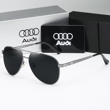 Audi Polarized UV400 Driving Sunglasses for Men/Women Square Frame Glasses Wholesale Gift for Auto Enthusiasts 557
