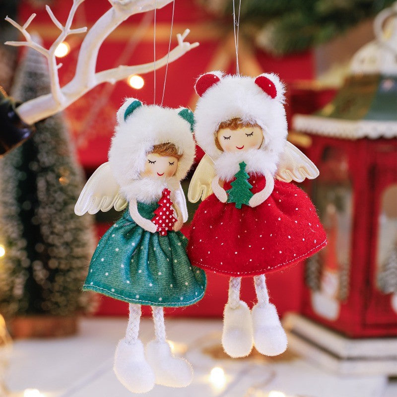 2024 New Year Gift Cute Christmas Angel Doll Xmas Tree Ornament Noel Deco Christmas Decoration for Home Natal Navidad 2023 Decor