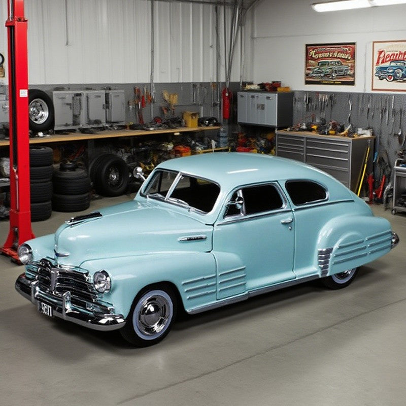 Maisto 1:24 Chevrolet Fleetline Aerosedan 1948 Carro de Liga Leve Diecasts Veículos de Brinquedo Carro Modelo em Miniatura em Escala Para Crianças