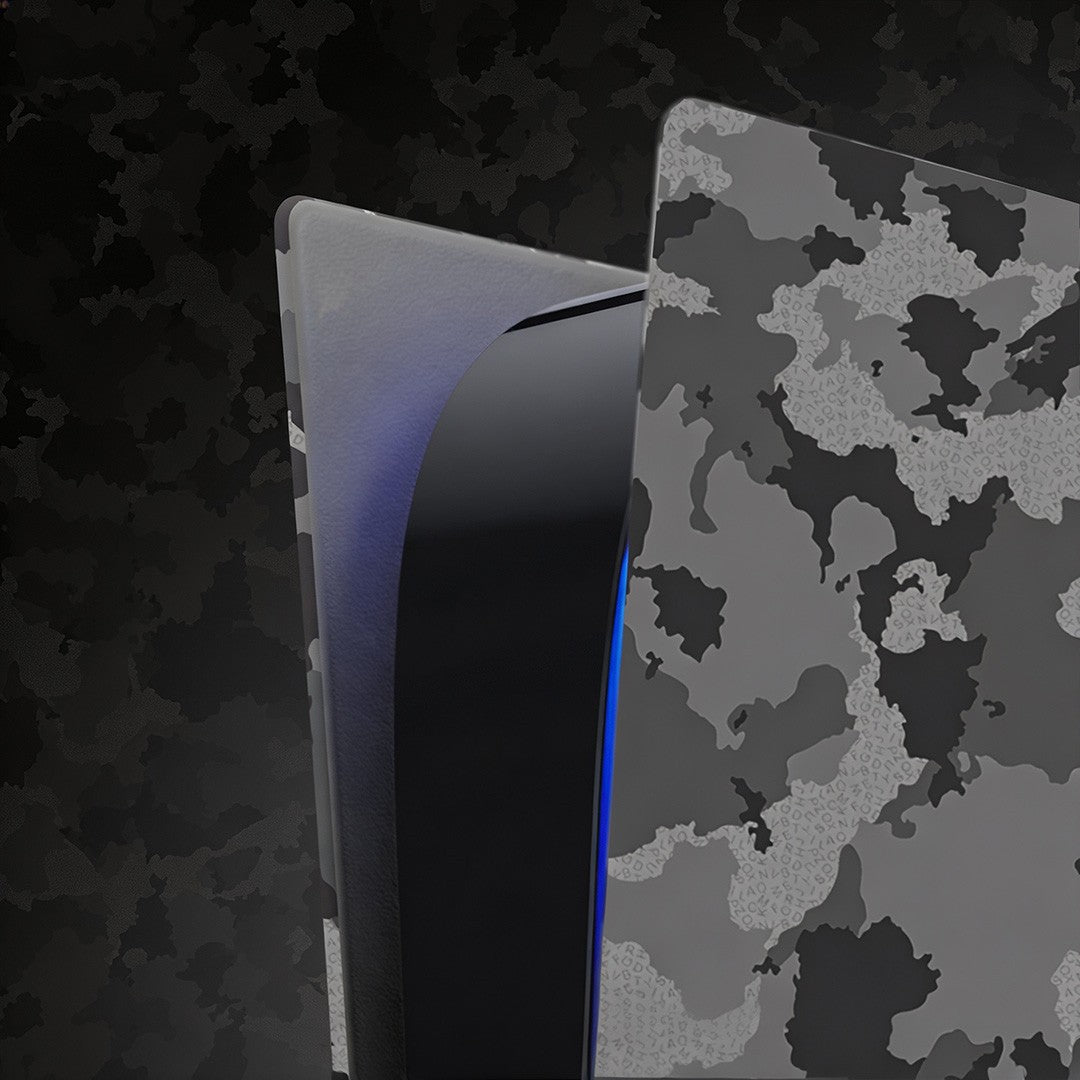 For PS5 Disc Edition Cooling Vent Faceplate Console Cover Camouflage Skin For Playstation 5 Console Replacement Backplate Shell