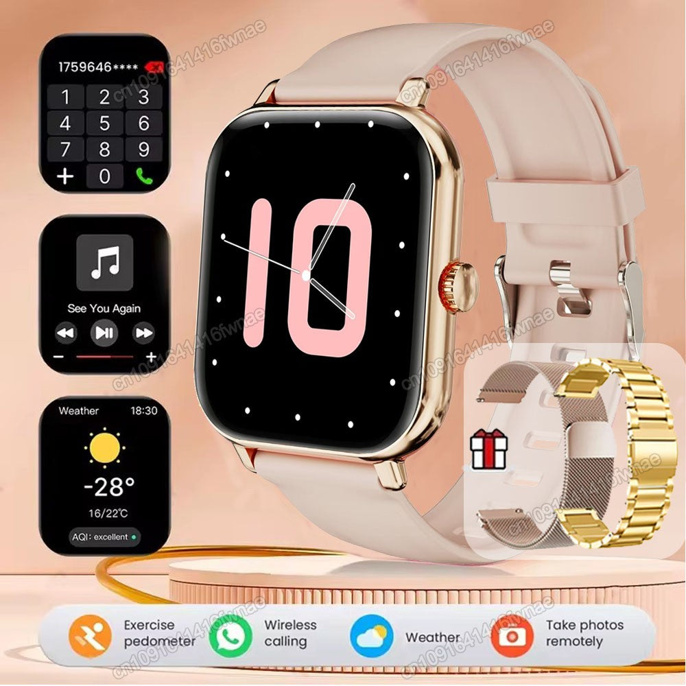 Smart Watch For Android IOS Watches 2.01inch HD Display Bluetooth Call Message Alert Music Sports Mode Smartwatch Men Women Gift