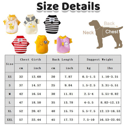 Roupas de inverno para cachorro, Moletom com capuz fofo de desenho animado, quente, para Chihuahua, Bulldog Francês, Roupa para filhotes, Casaco, Fantasia para cães de estimação