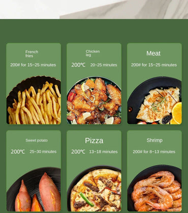 220V AUX Air Fryer and Oven Combo: Multifunctional, Fully Automatic, No Oil Technology, Easy-to-clean AF