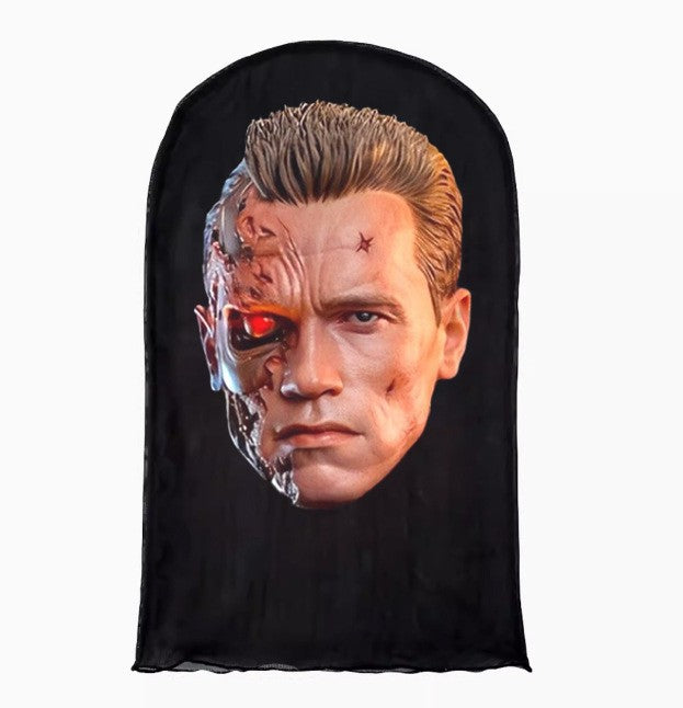 New 3D Printed Kanye Mask  Elastic Mesh Full Face Mask For Men Women Cosplay Headwear Novelty Supplies Party Cosplay Masked hat