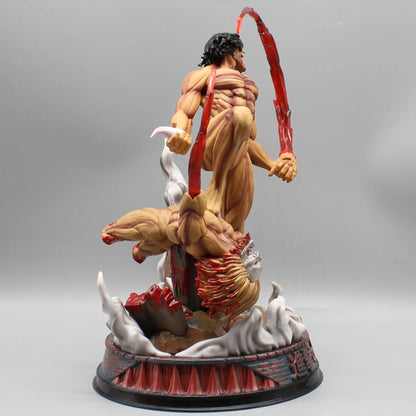 29cm/11.4inch Boneco Eren Jaeger Manga Attack On Titan Anime Figuras Jaeger Pvc Modelo Estátua Boneca Coleção Decoração Brinquedo Presente