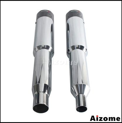 Motorcycle 4.5Inch Slash?Cut Exhaust Muffler Carbon Fiber For Harley M8 Touring Electra Street Glide Road King Road Glide 17-26