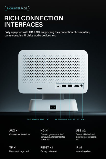 P50 Global Smart Projector Android 11 4K WIFI Bluetooth Android Electric Focus 1080P Home Cinema Outdoor portable Projector