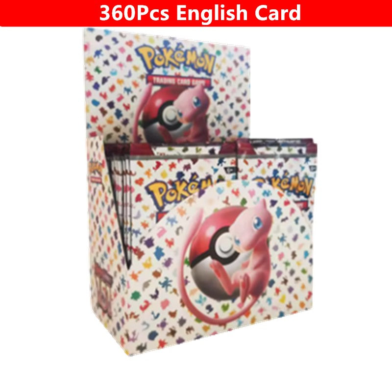 360 Cartas Pokémon em Inglês, Espanhol, Francês - Evoluções Prismáticas, Faíscas Efervescentes, Escarlate e Violeta 151, Booster Pokémon, Cartas de Batalha