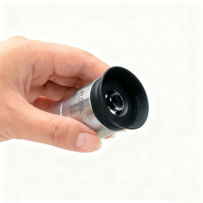 Acessórios para Telescópio Astronômico Ocular PL de 1,25 polegadas 4/10/20/25mm Lente Ótica Revestimento Banda Larga Multicamadas Filme Verde Metal